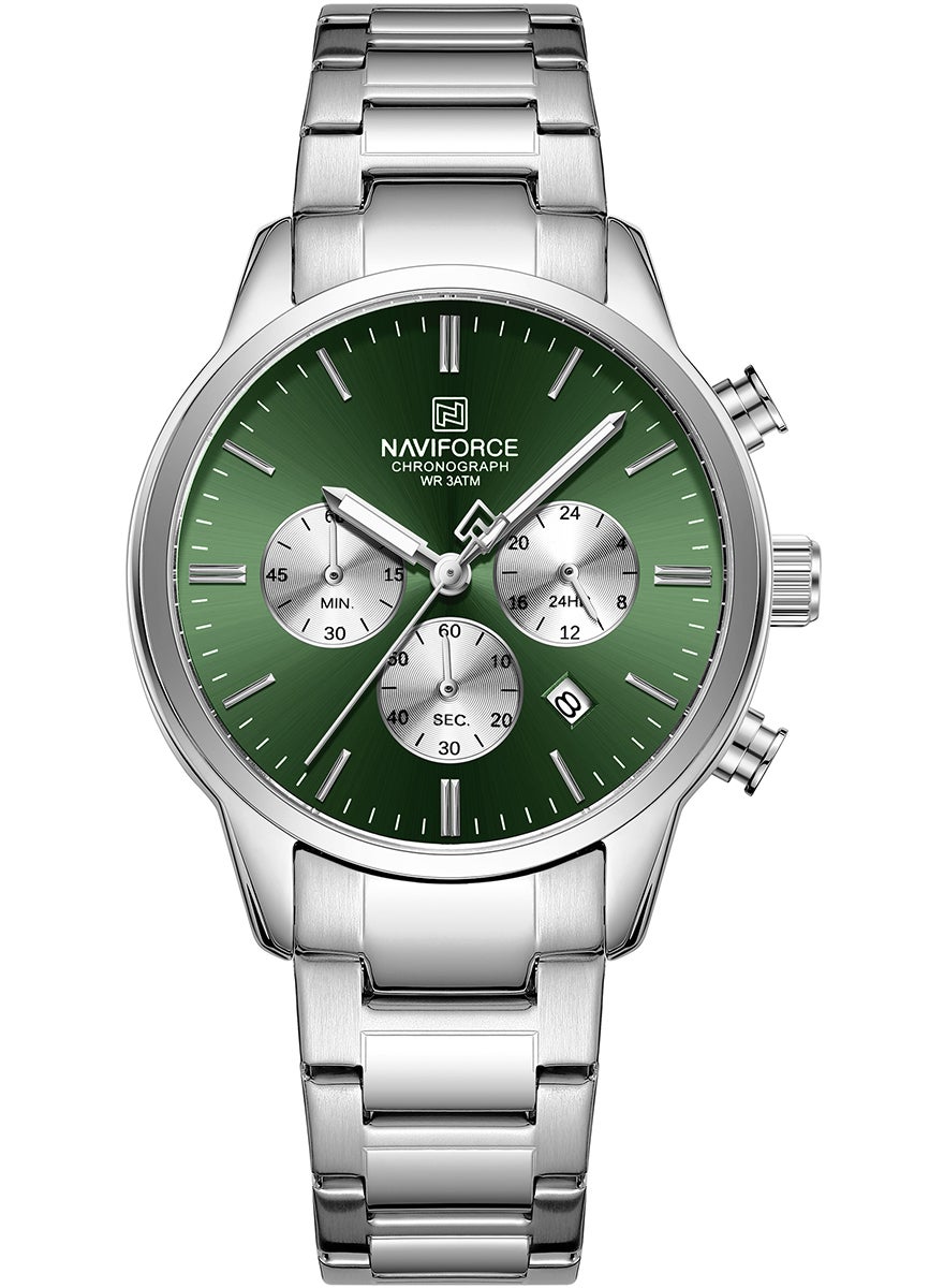 Naviforce Watch For Men NF8076-S-GN-S